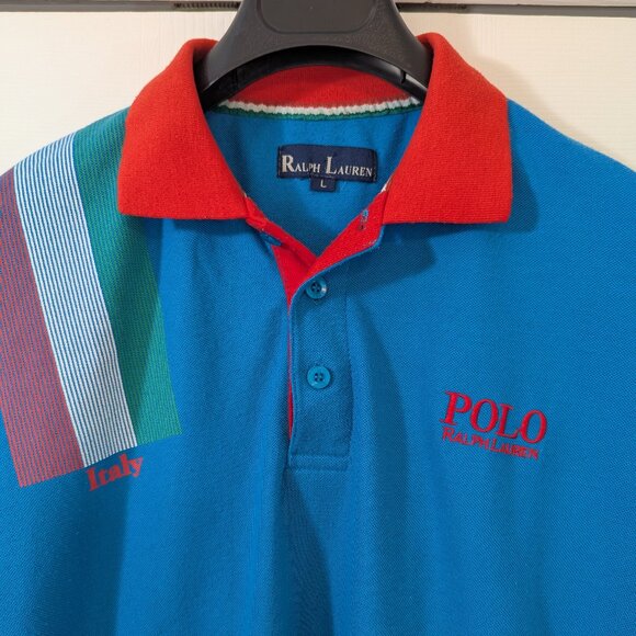 Polo Ralph Lauren Other - Vintage Ralph Lauren Polo Shirt Italy Flag - Men - Size L